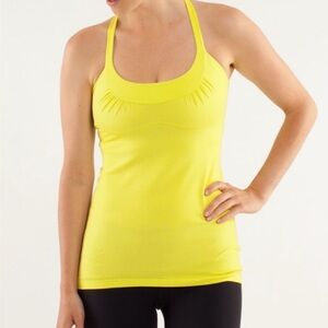Lululemon Athletica Yellow Camisole Top